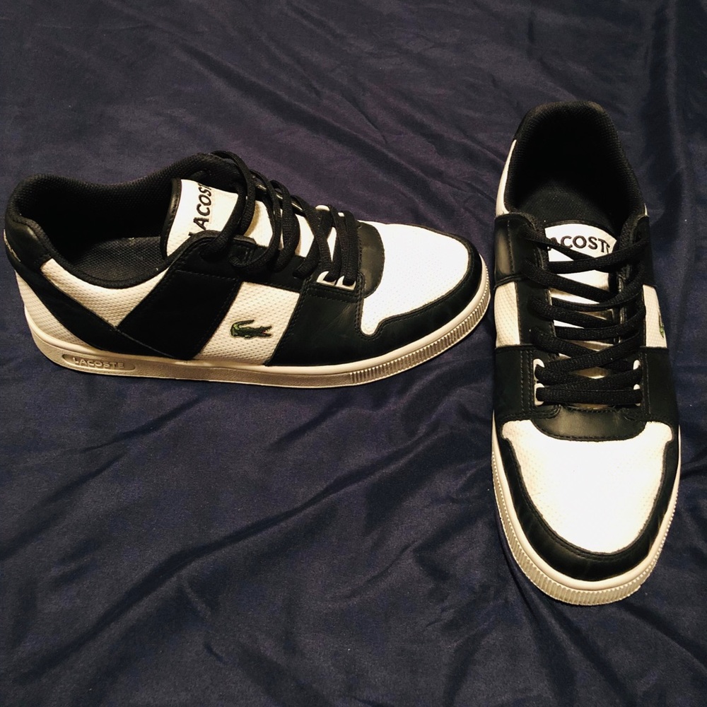 Men’s Black/ Lacoste Thrill Emboss